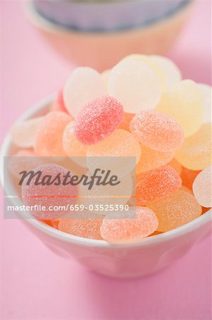 Bonbons gelée de rose bowl