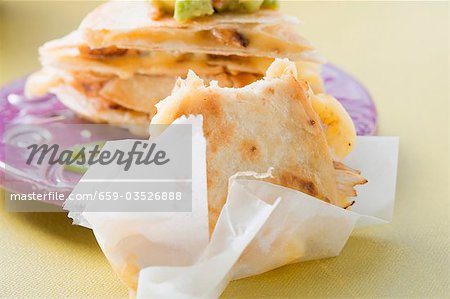 Quesadillas au poulet (Mexique)