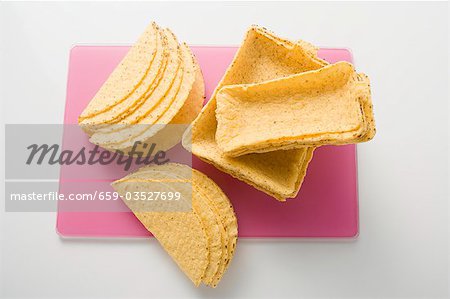 Assorted taco shells (Mexico)