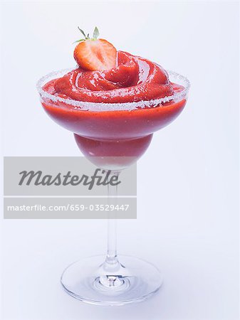 Margarita aux fraises congelée