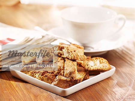 Cantuccini (biscuits aux amandes, Tuscany)