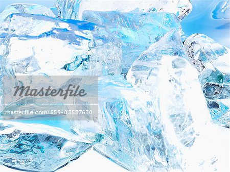 Ice cubes, full-frame Ice cubes, full-frame