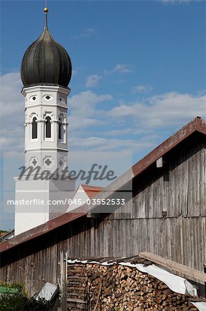 Bavarian village church, Machtlfing