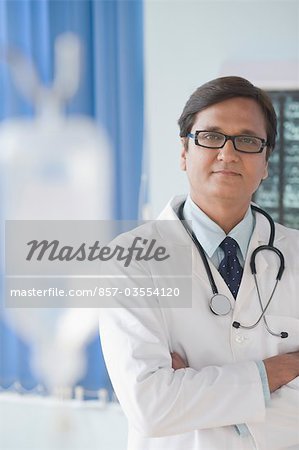 Doctor in a hospital, Gurgaon, Haryana, India