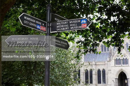 Sign Post, Salisbury, Wiltshire, England