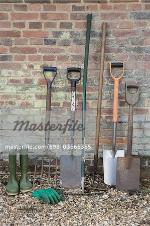 Shovels and Gardening Tools