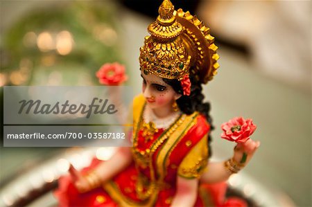Female Idol as Part of Hindu Wedding Ceremony