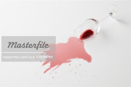 Spilled Red Wine