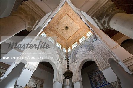 Innenraum des Mausoleum des Moulay Ismail, Meknes, Morocco