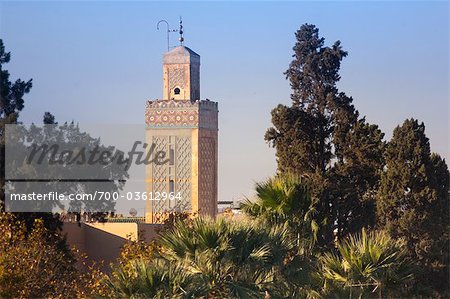 Minaret, Fès, Maroc