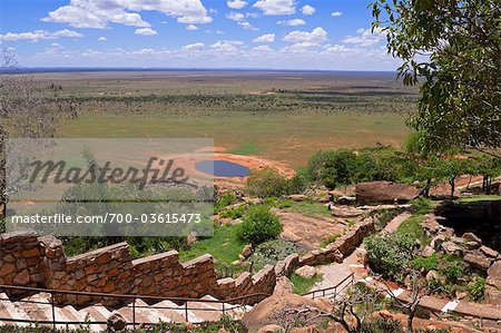 Voi Safari Lodge, Parc National de Tsavo East, Kenya, Afrique