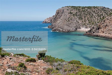 Kliff, Cala Domestica, Iglesiente, Sulcis-Iglesiente, Sardinien, Italien