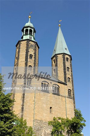 Senken Sie Marktkirche, Goslar, Landkreis Goslar, Harz, Niedersachsen, Deutschland