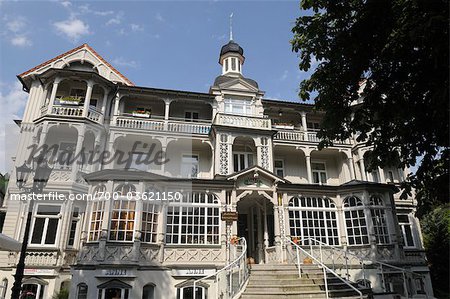 Historisches Gebäude in Bad Harzburg, Landkreis Goslar, Harz, niedrigere Sachsen