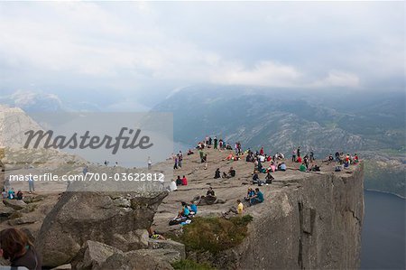 Preikestolen, Lysefjorden, Rogaland, Norwegen