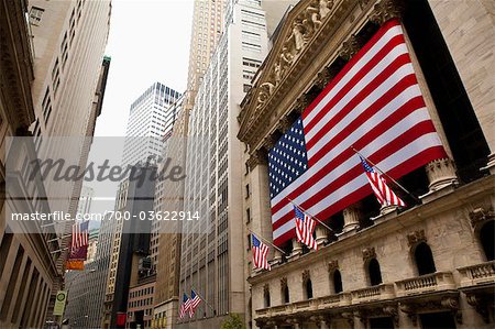 New York Stock Exchange, Wall Street, Manhattan, New York City, New York, États-Unis