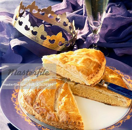 Galette des Rois almond pastry cake