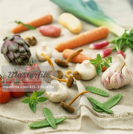 Composition with vegetables