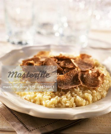 Risotto with white truffles