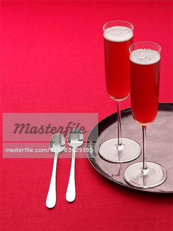 Glasses of kir Glasses of kir