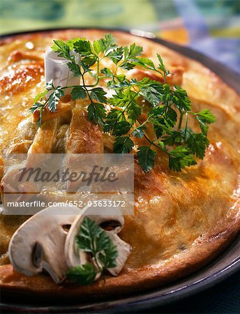Tarte aux champignons sauvage Tarte aux champignons sauvage