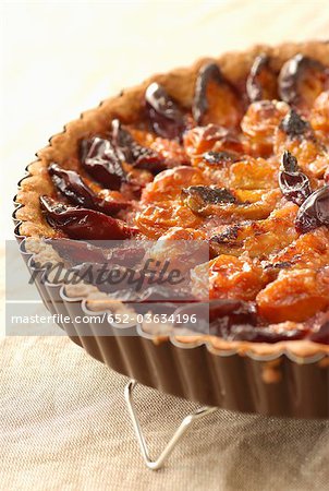 Three plum tart Three plum tart