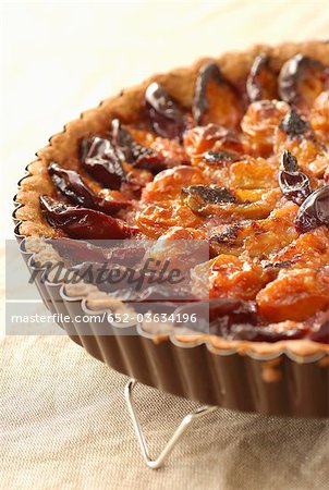 Tarte aux trois prunes