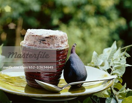 Fig and Banyuls soufflé