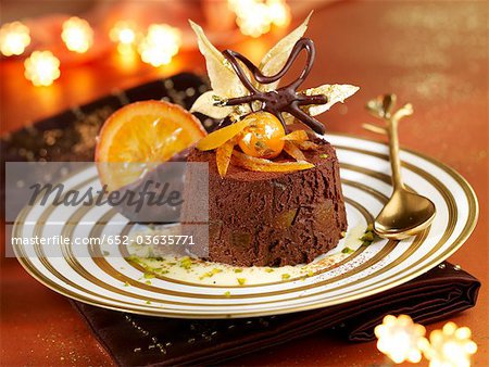 Marquise orange et chocolat