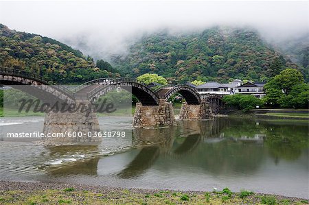 Kintai Bridge, Iwakuni, Yamaguchi Prefecture, Chugoku Region, Honshu, Japan