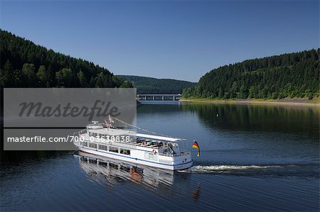 Okertalsperre, Harz Mountains, Harz, niedrigere Sachsen