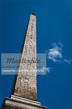 Obelisk, Piazza del Popolo, Rom, Italien