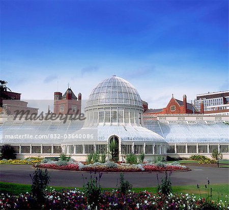 Palm House, Belfast Botanic Gardens, Co. Antrim, Irland; 19. Jahrhundert Glasshouse