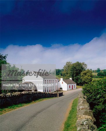 Wellbrook battage Mill, Co Tyrone, Irlande ; Propriété du National Trust et dernière ouvraison battage Mill en Irlande du Nord