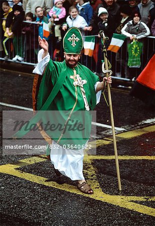 St Patrick, St Patrick's Day Parade, Dublin, Ireland