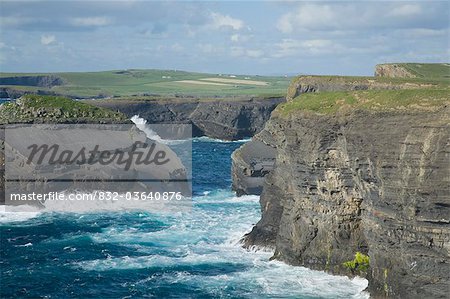 Meer Klippen, Loop Head, County Clare, Irland