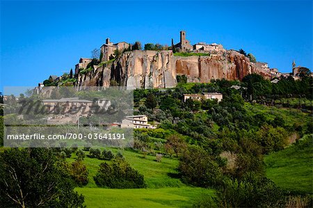 Vue d'Orvieto, en Ombrie, Italie