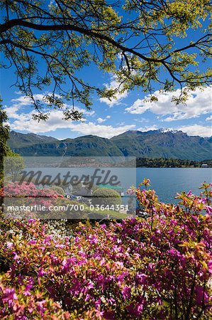 Villa Carlotta sur le lac de Côme, Tremezzo, Lombardie, Italie