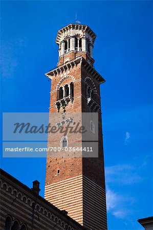 Torre dei Lamberti, Verona, Venetien, Italien