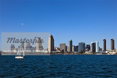 View of San Diego from Coronado, San Diego, California, USA