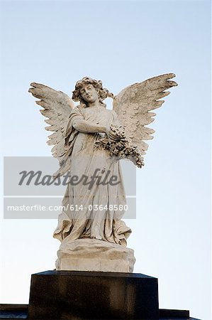 Statue in Recoleta Cemetery, Buenos Aires, Argentina