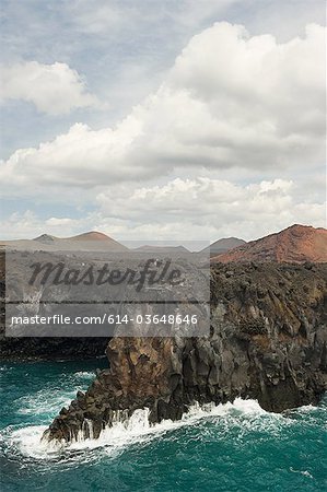 Coastline of Los Hervideros, Lanzarote