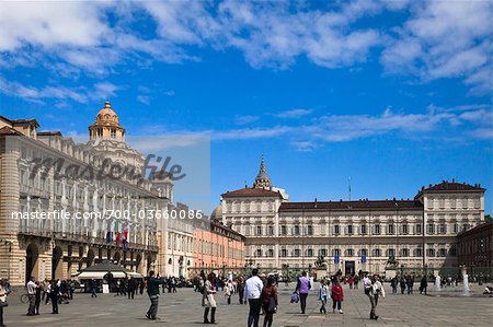 Piazza Castello, Turin, Provinz Turin, Piemont, Italien