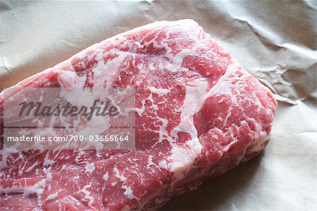 Close-Up of Raw Steak