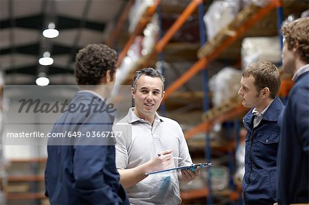 Arbeitnehmer im warehouse