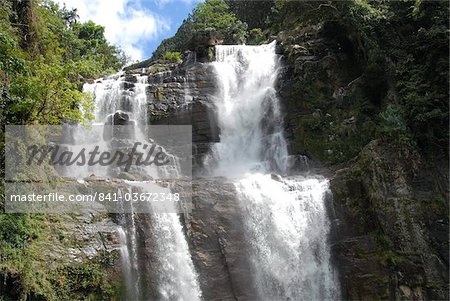 Ramboda Falls, Nuwara Eliya, Hill Country, Sri Lanka, Asie