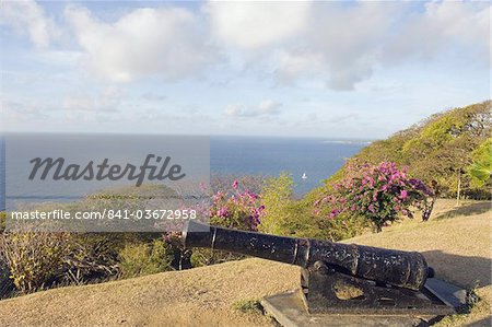 Cannon at Fort George, Scarborough, Tobago, Trinidad and Tobago, West Indies, Caribbean, Central America