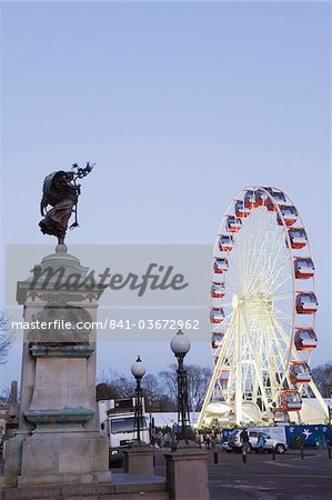 Winter Wonderland Big Wheel, Civic Centre, Cardiff, Wales, United Kingdom, Europe