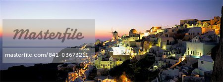 Oia (Ia), l'île de Santorini (Thira), Iles des Cyclades, Aegean, îles grecques, Grèce, Europe