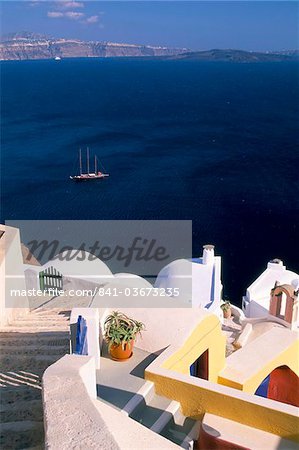 Oia (Ia), island of Santorini (Thira), Cyclades Islands, Aegean, Greek Islands, Greece, Europe